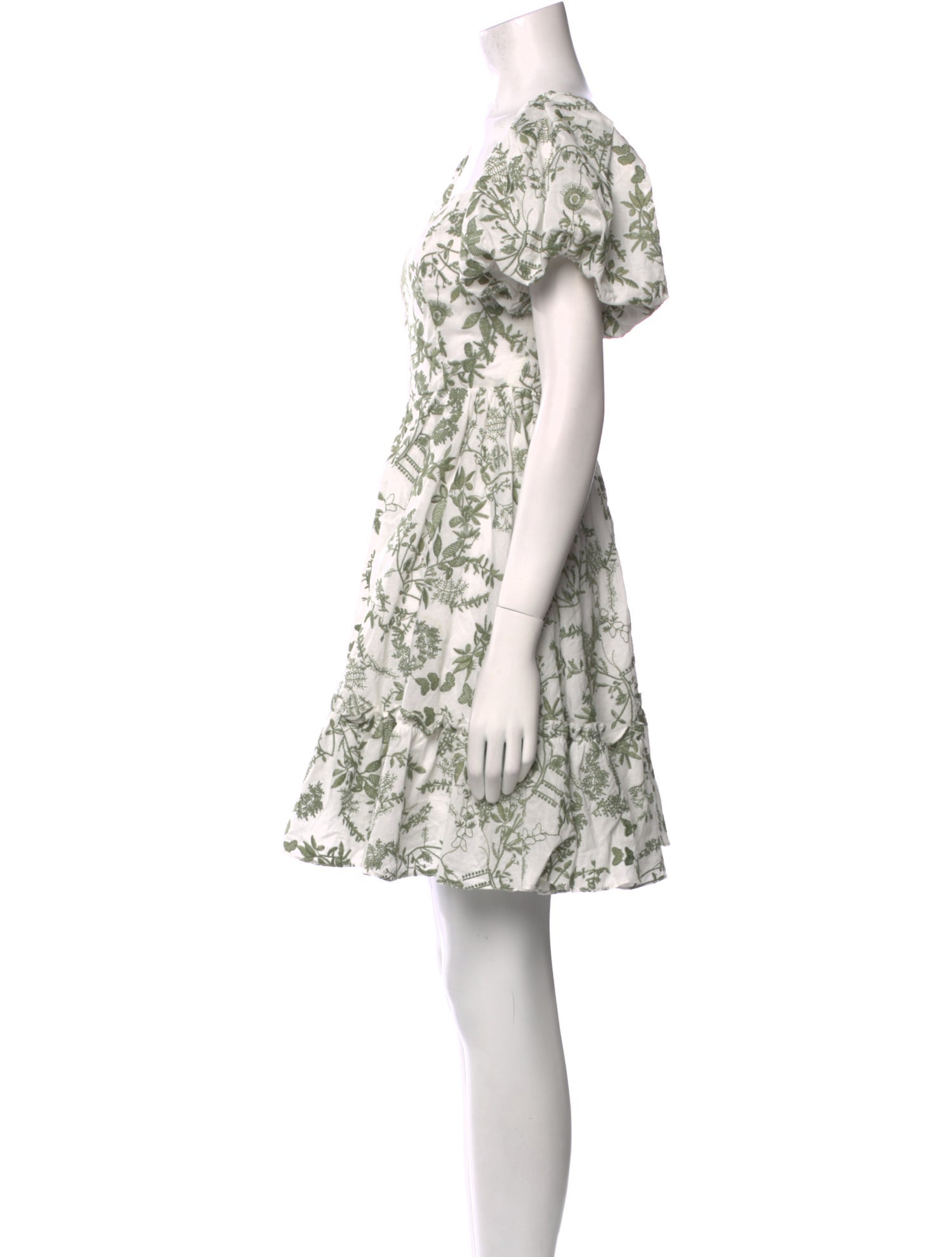 Charina Sarte Floral Print Mini Dress