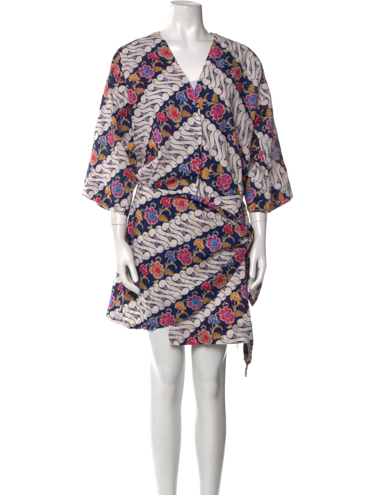 Charina Sarte Printed Knee-Length Dress