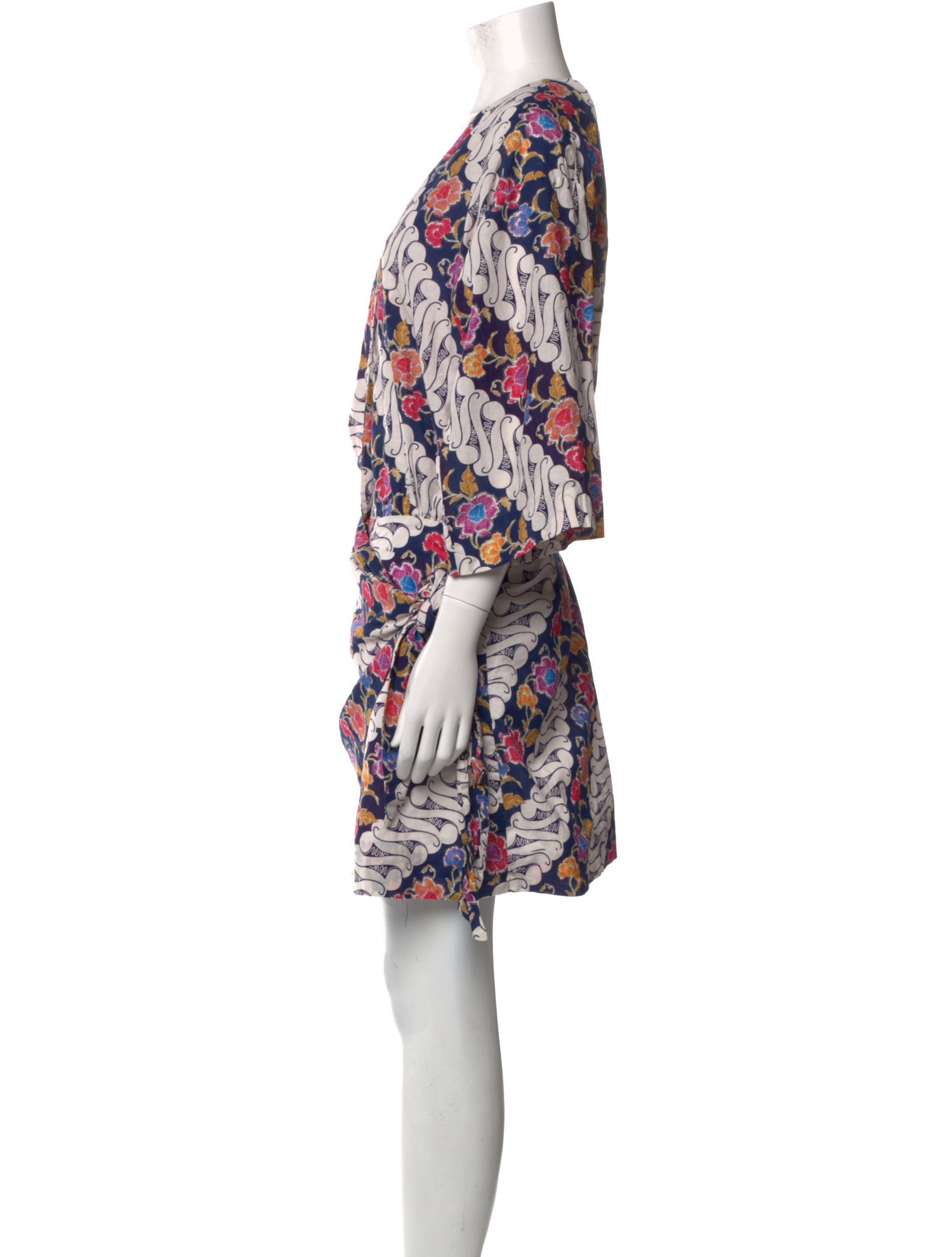 Charina Sarte Printed Knee-Length Dress