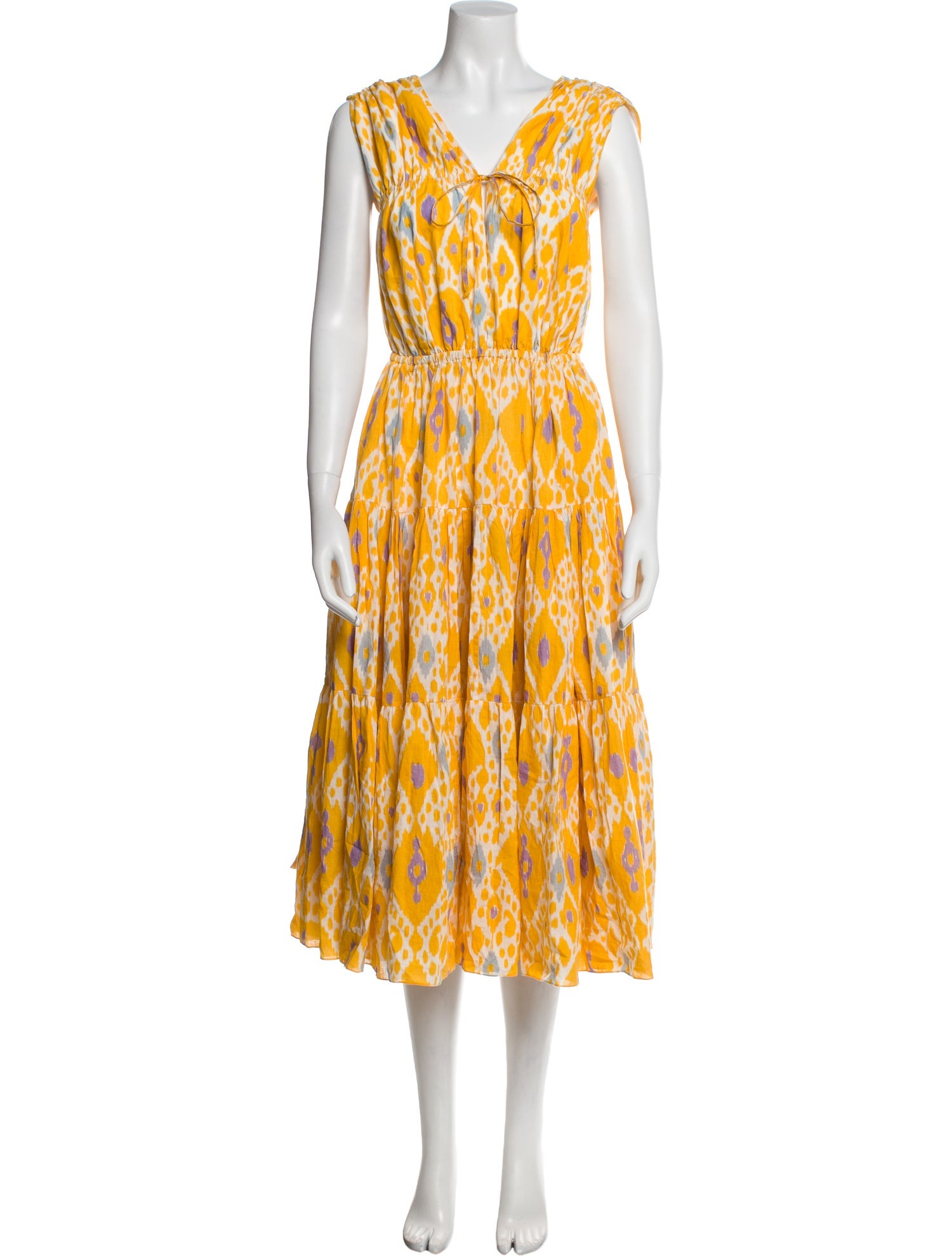 Charina Sarte Printed Long Dress w/ Tags