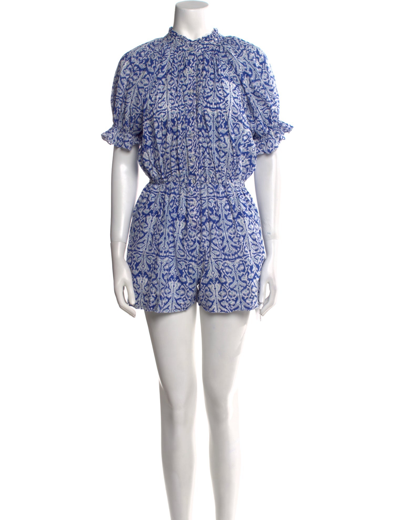 Charina Sarte Printed Mock Neck Romper