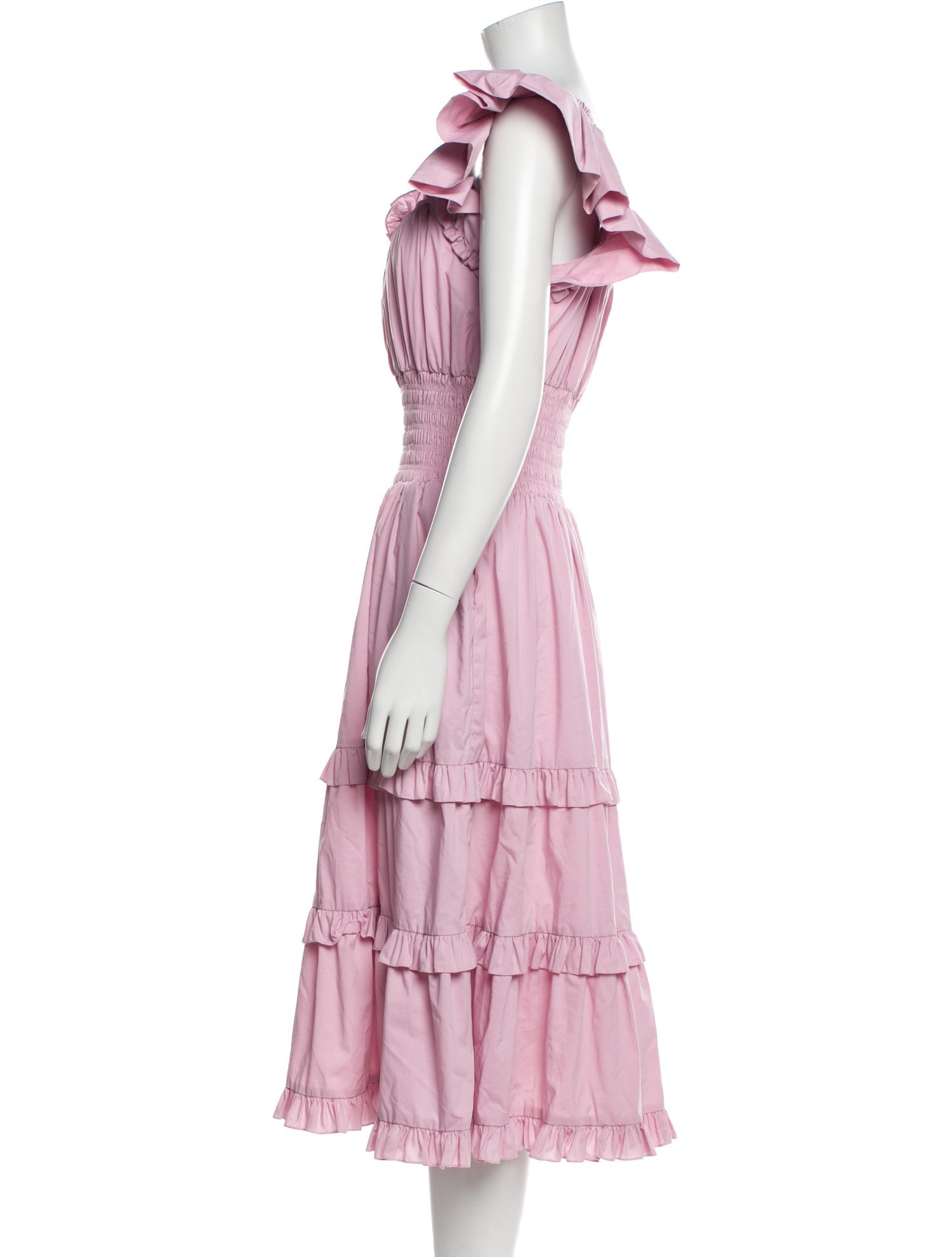 Charina Sarte Square Neckline Midi Length Dress w/ Tags