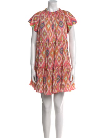 Charina Sarte Printed Mini Dress