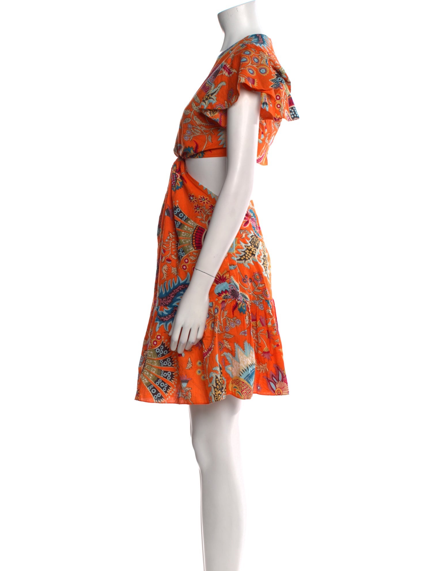 Charina Sarte Printed Mini Dress w/ Tags