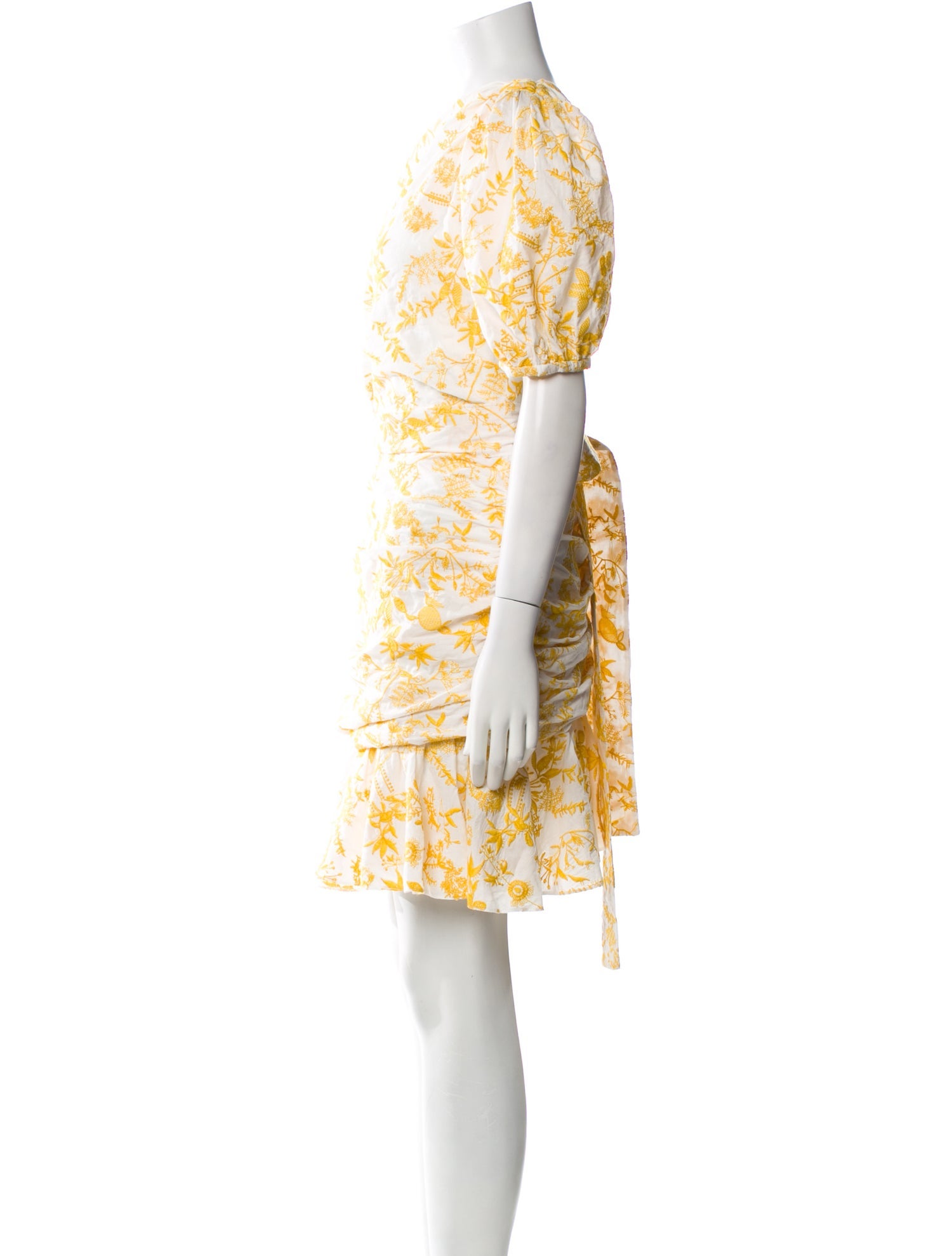 Charina Sarte Floral Print Mini Dress