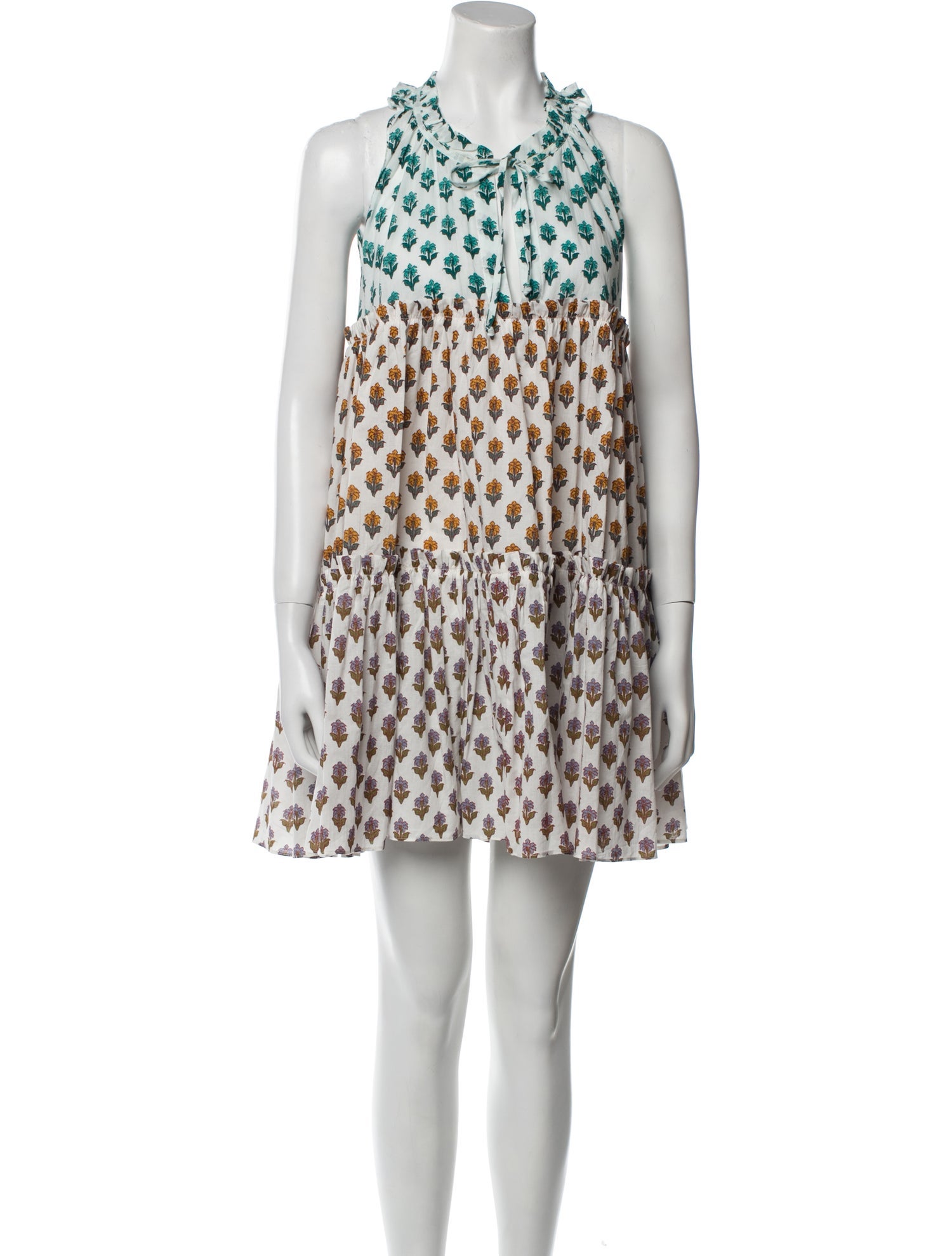 Charina Sarte Printed Mini Dress
