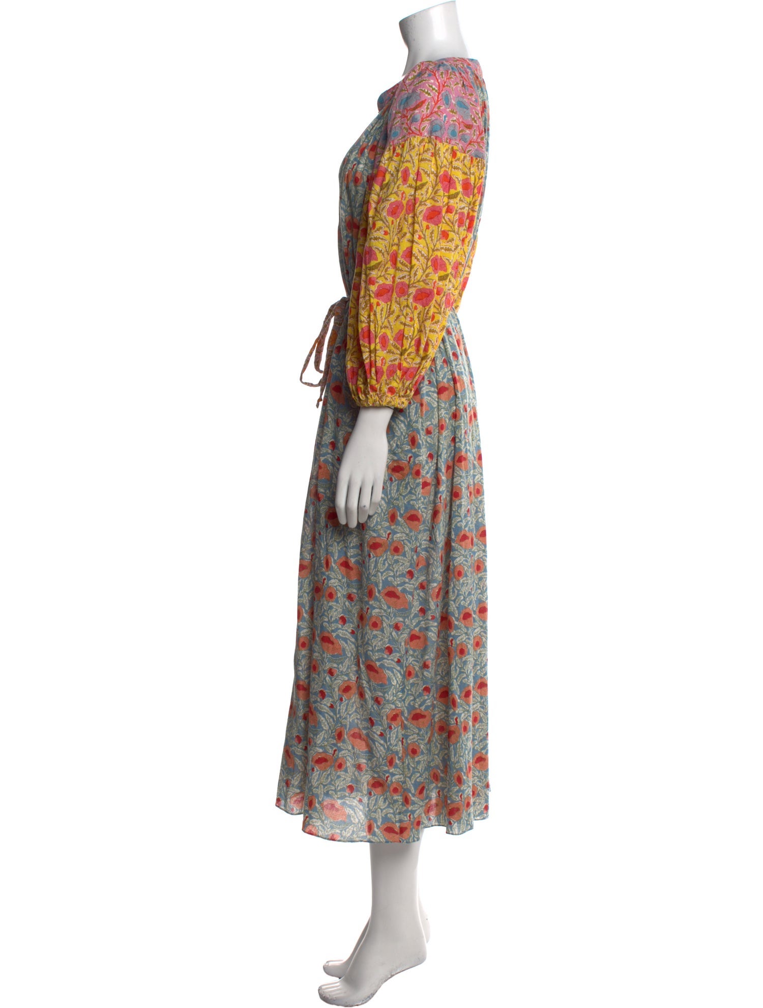 Charina Sarte Floral Print Long Dress