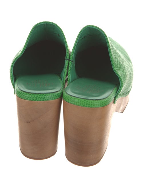 Charlotte Stone Leather Mules