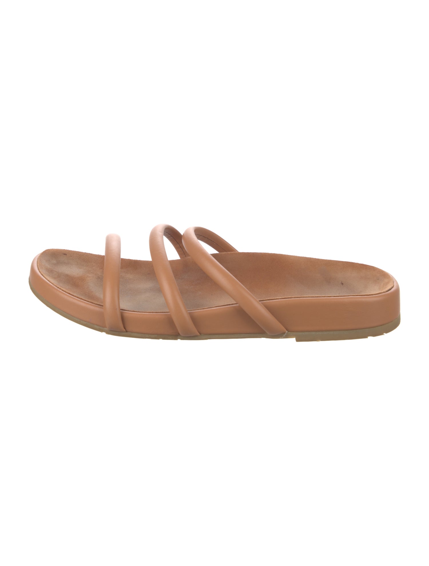 Charlotte Stone Leather Slides