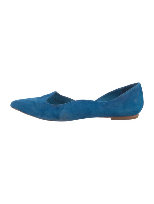 Charlotte Stone Suede D'Orsay Flats