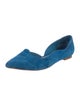 Charlotte Stone Suede D'Orsay Flats