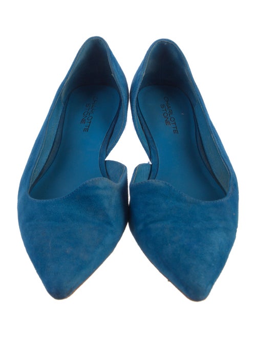 Charlotte Stone Suede D'Orsay Flats