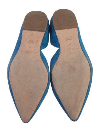 Charlotte Stone Suede D'Orsay Flats
