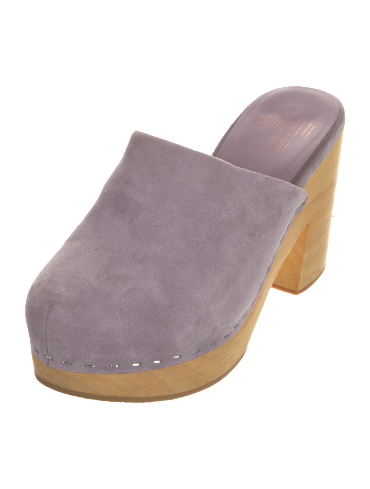 Charlotte Stone Suede Slides