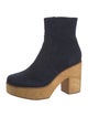 Charlotte Stone Suede Sock Boots