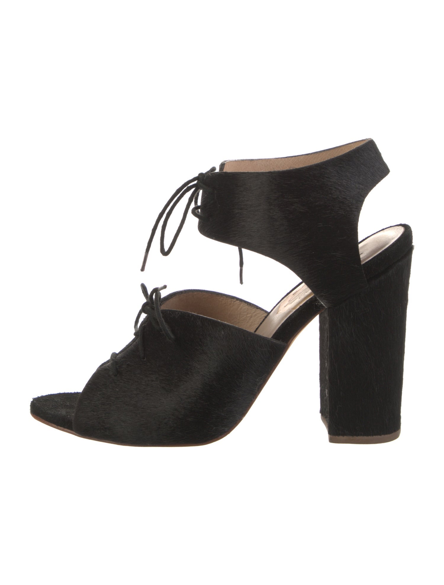 Charlotte Stone Ponyhair Sandals