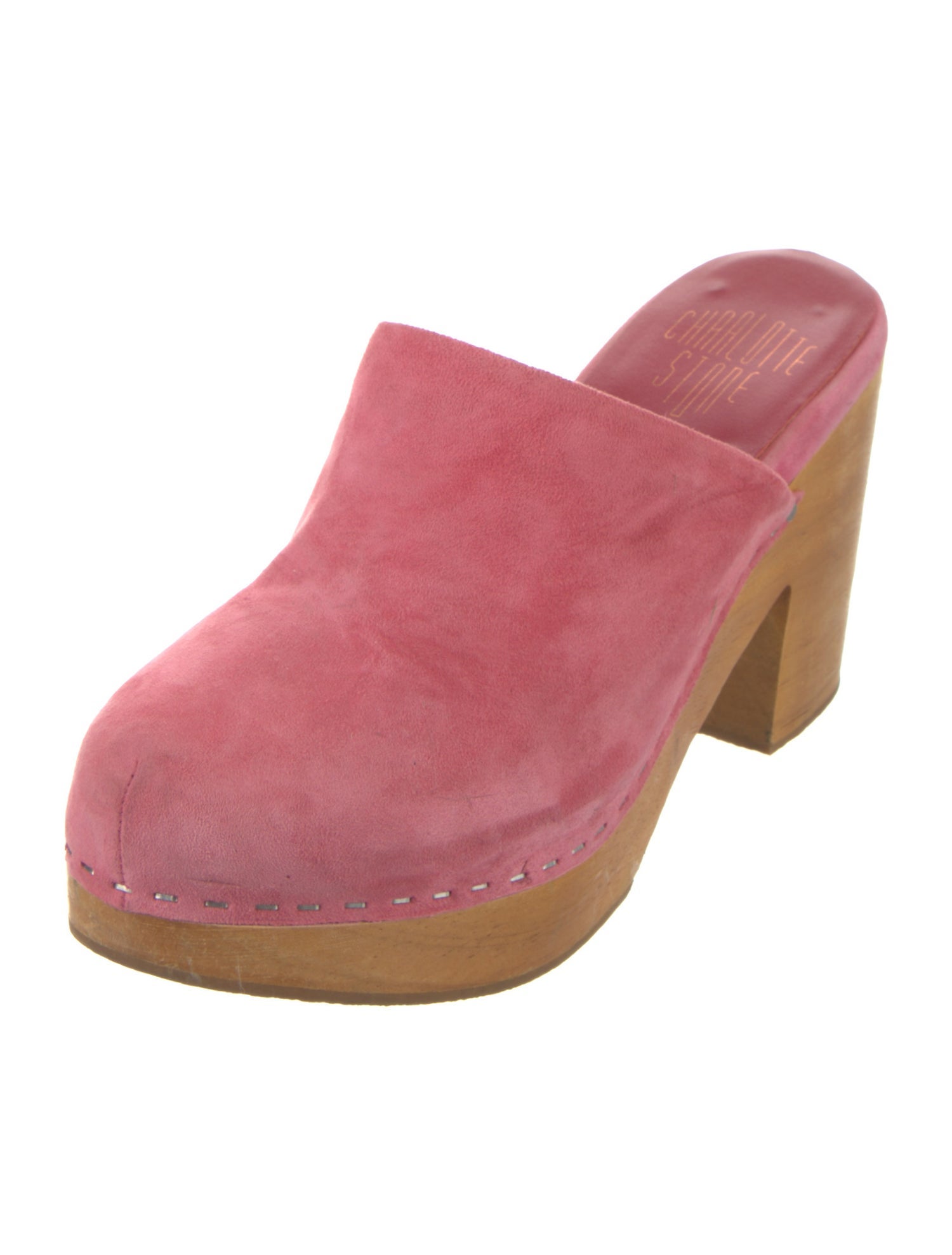 Charlotte Stone Suede Mules