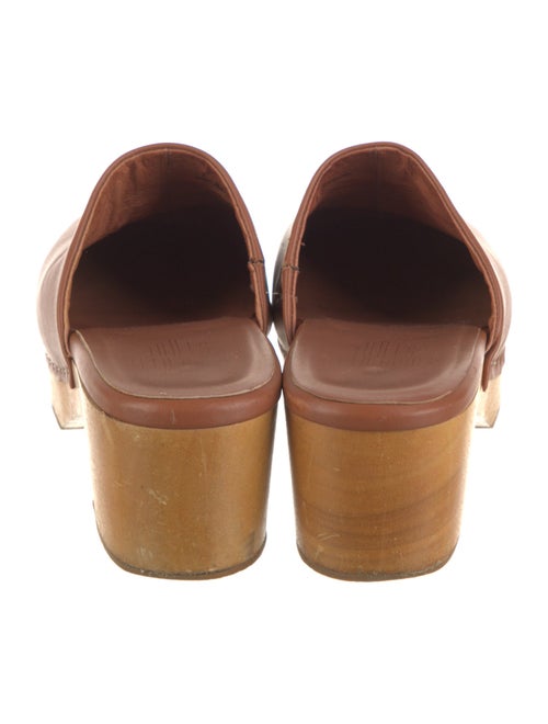 Charlotte Stone Leather Mules