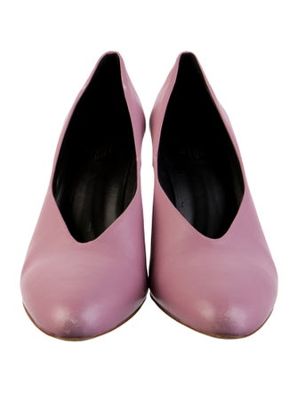 Charlotte Stone Leather Pumps