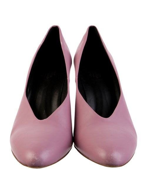 Charlotte Stone Leather Pumps