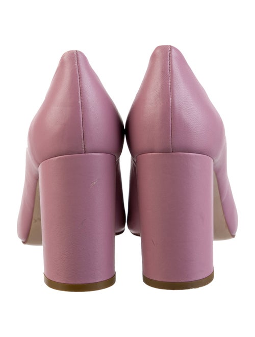 Charlotte Stone Leather Pumps