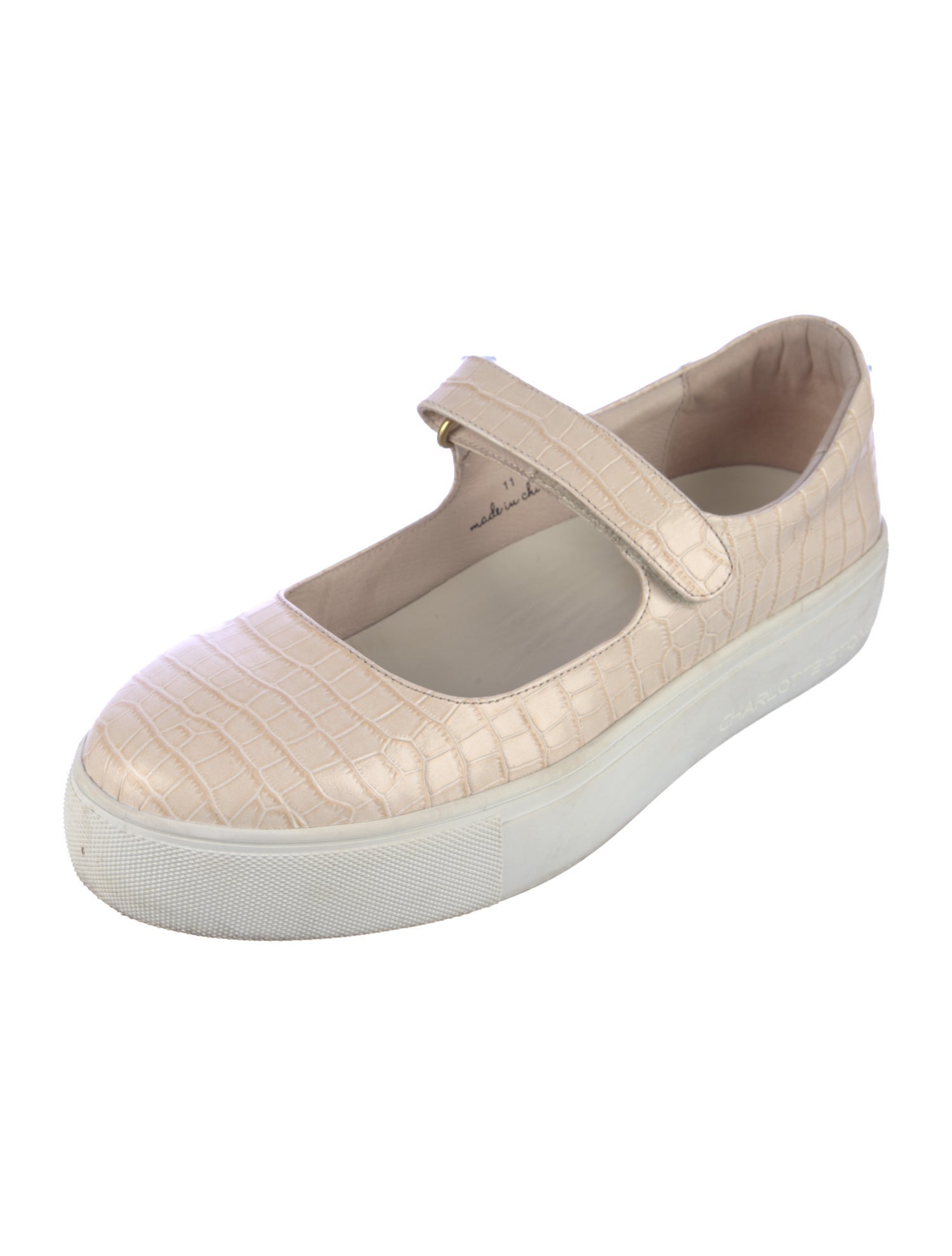 Charlotte Stone Leather Sneakers