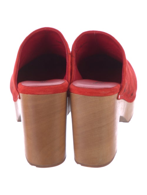 Charlotte Stone Suede Embroidered Accent Mules