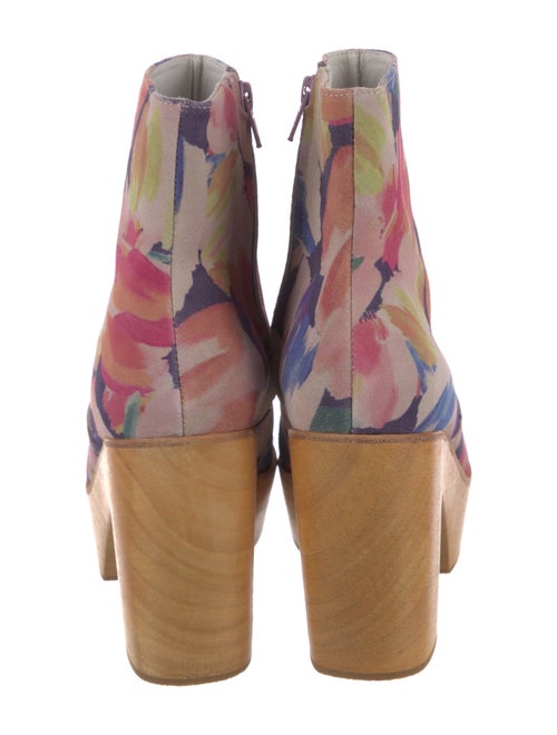 Charlotte Stone Suede Printed Boots