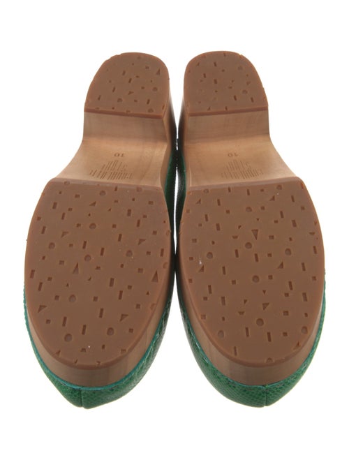 Charlotte Stone Leather Mules