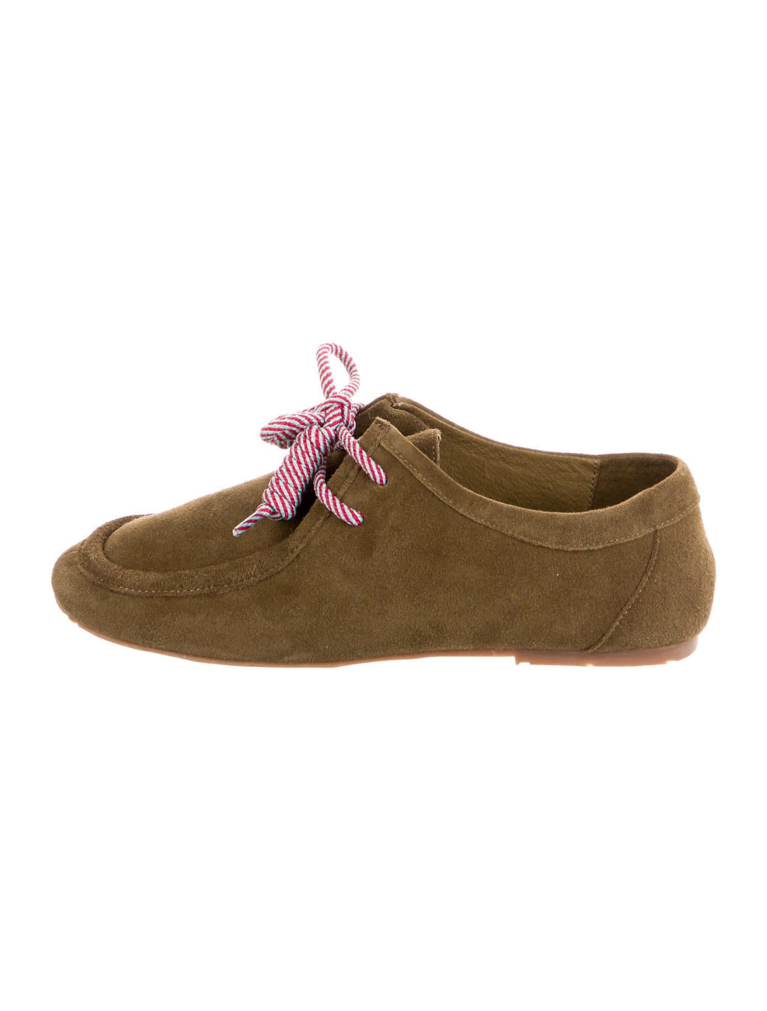 Charlotte Stone Suede Moccasins