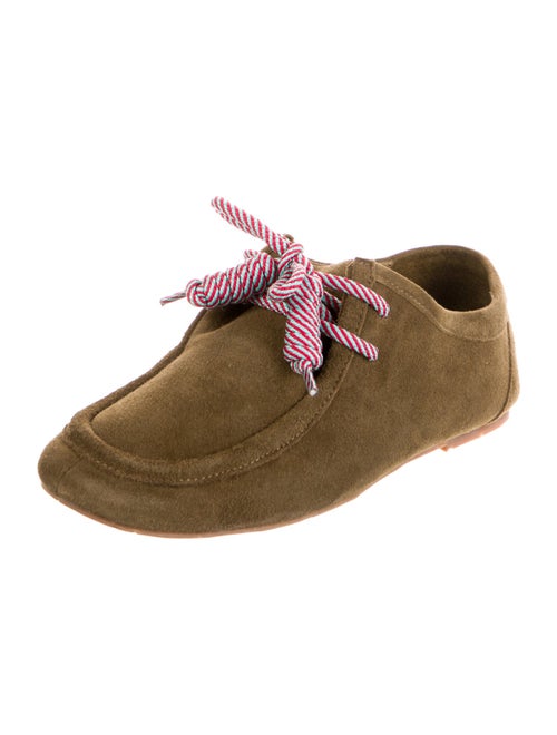 Charlotte Stone Suede Moccasins