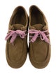 Charlotte Stone Suede Moccasins