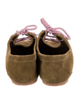 Charlotte Stone Suede Moccasins