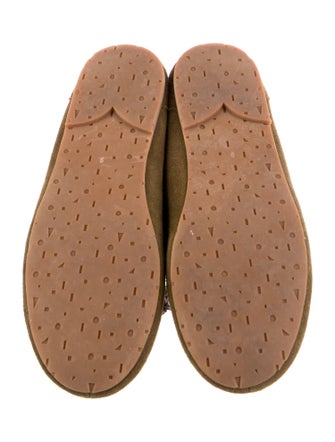 Charlotte Stone Suede Moccasins