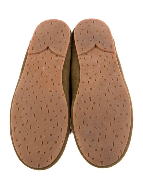 Charlotte Stone Suede Moccasins