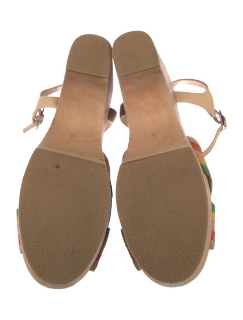 Charlotte Stone Suede Printed Sandals