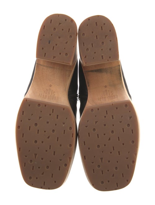 Charlotte Stone Leather Sock Boots