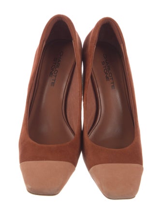 Charlotte Stone Suede Pumps