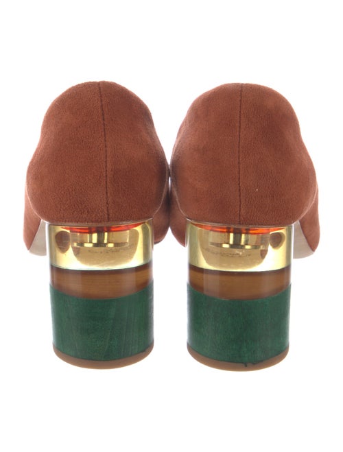 Charlotte Stone Suede Pumps