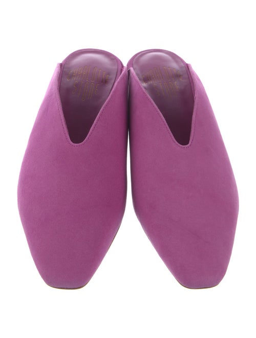 Charlotte Stone Suede Mules