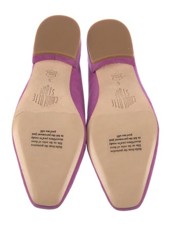 Charlotte Stone Suede Mules