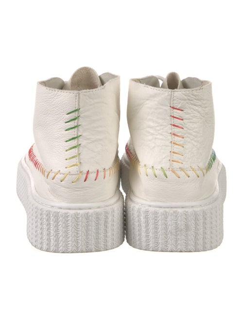 Charlotte Stone Leather Sneakers