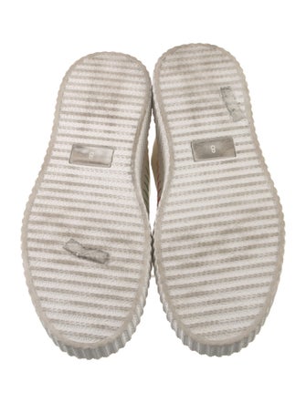 Charlotte Stone Leather Sneakers