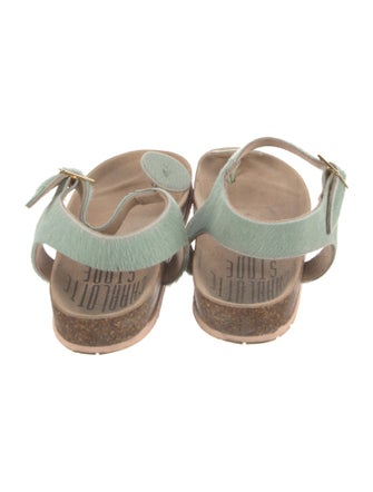 Charlotte Stone Leather Slingback Sandals