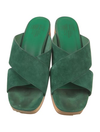 Charlotte Stone Suede Slides