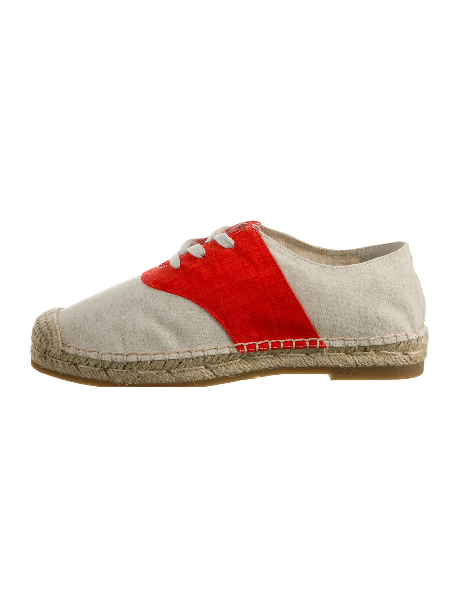 Charlotte Stone Canvas Colorblock Pattern Espadrille Sneakers