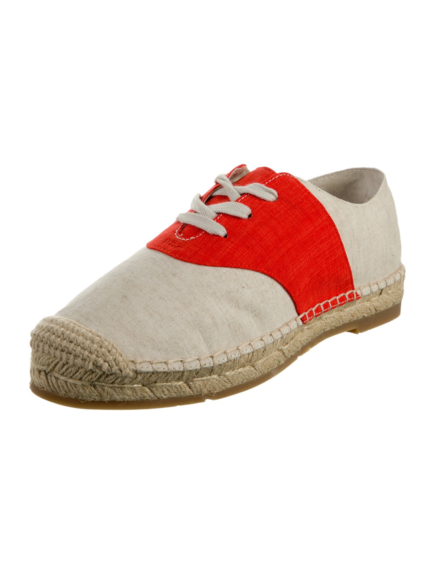 Charlotte Stone Canvas Colorblock Pattern Espadrille Sneakers