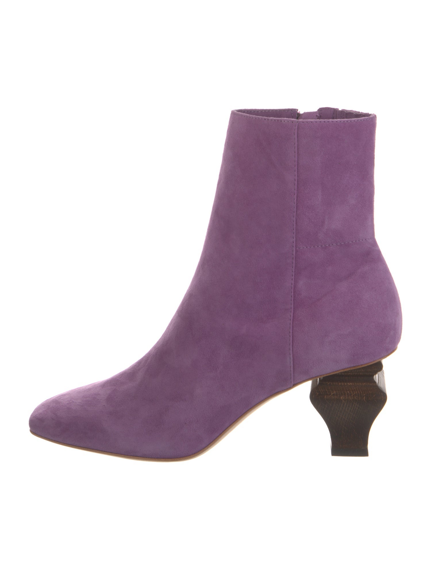 Charlotte Stone Suede Sock Boots