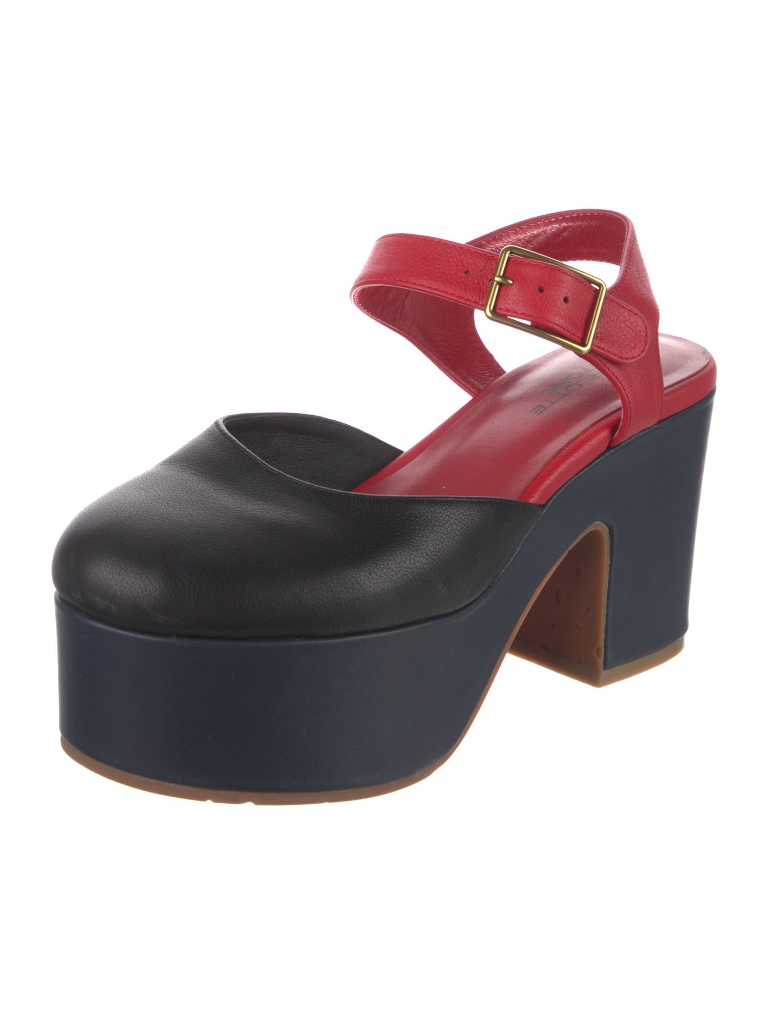 Charlotte Stone Leather Slingback Pumps