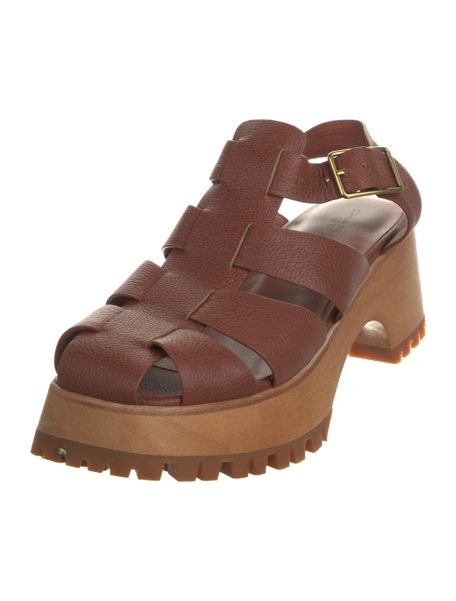 Charlotte Stone Leather Slingback Flats